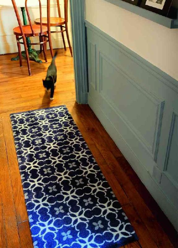 Tapis d'entrée déco intérieur absorbant - Ksour canard - 75x50 cm_1