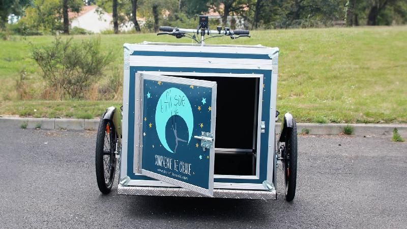 Triporteur électrique Nihola Maxx avec moteur pédalier Shimano E-Bike Systems - 550L - 200kg_1