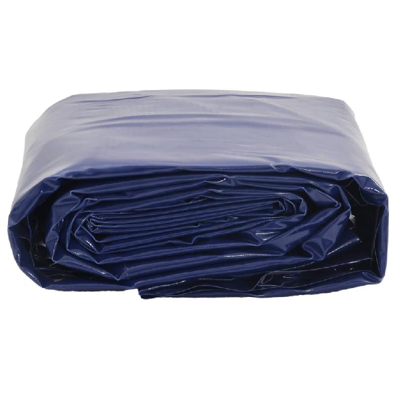 Vidaxl bâche bleu 4x4 m 650 g/m² 156160_1