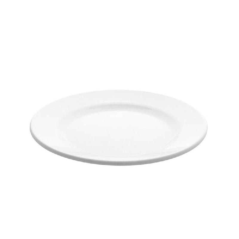 Assiette mélamine blanche Ø23cm - par 12_1