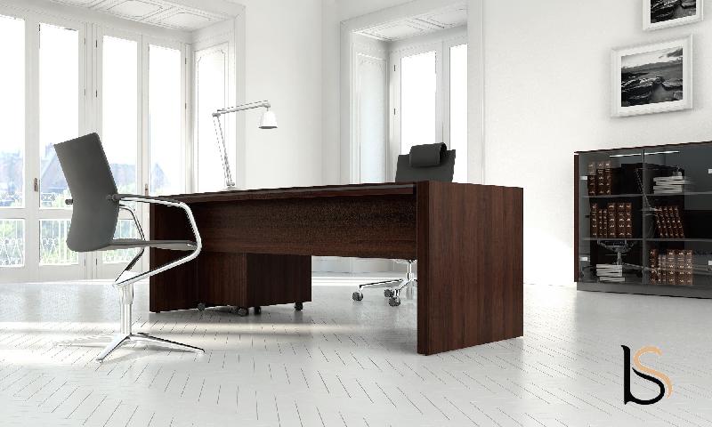 Bureau de Direction arqué Status - MDD - 170, Chêne Canadien_2