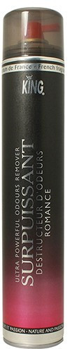 Destructeur d'odeurs surpuissant king parfum romance aerosol de 750ml_1
