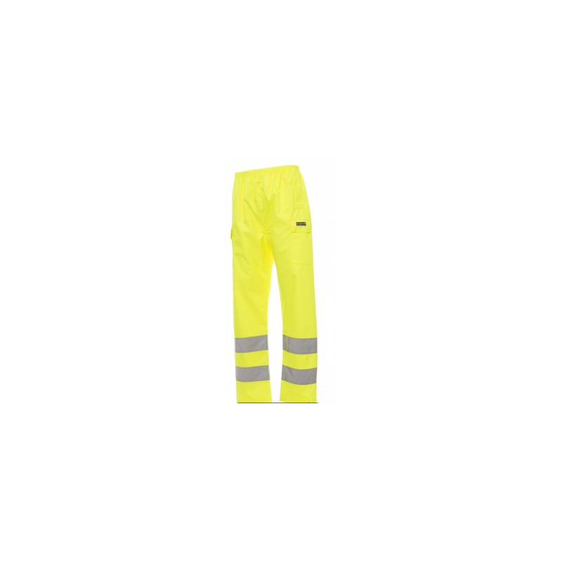 Pantalon de pluie Hurricane haute visibilité - Fluo jaune ou orange - Tailles S à 3XL_1