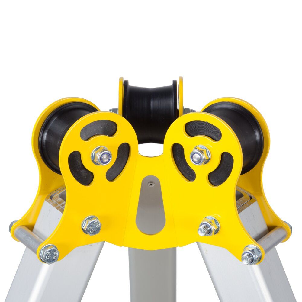 Trépied de sécurité EN795-B léger AG_TM9-N - Aluminium et acier galvanisé - Charge jusqu'à 500kg - Hauteur 2100mm_2