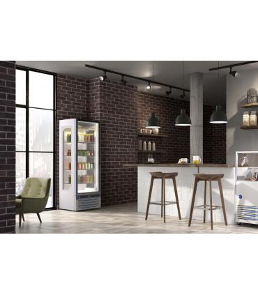 Vitrine réfrigérée verticale positive avec porte, idéale pour exposer les boissons dans les restaurants, bars et supermarchés - glee glass 42 iarp_1