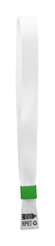 Bracelet festival personnalisable - polyester RPET - fermoir de sécurité en plastique coloré - impression double face_1