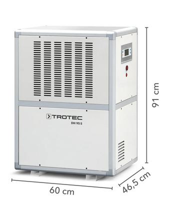 Déshumidificateur industriel DH 95 S - capacité max 130 l/24h - pour locaux jusqu’à 1600 m³_1
