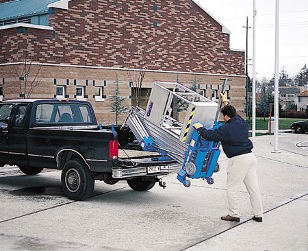 Nacelle à mât extrêmement rigide, pratique et durable, hauteur 14.3m - Genie AWP_1