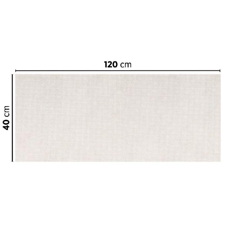 Tête-à-tête pliée en V intissé blanc 40x120cm - par 400_1