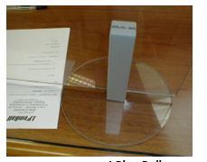 Vitrage en plexiglas transparent, épaisseur 5mm - Hygiglass® Sanitaire et Amovible - Modèle BASIC_1