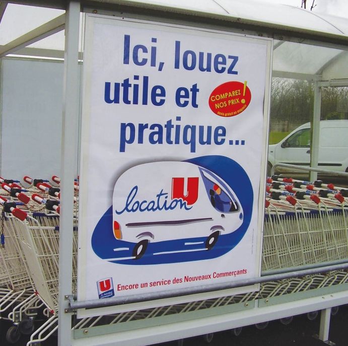 Vitrine extérieure - Cadre aluminium anodisé, Vitrage méthacrylate, Serrure à clé carrée - Publivisio_1