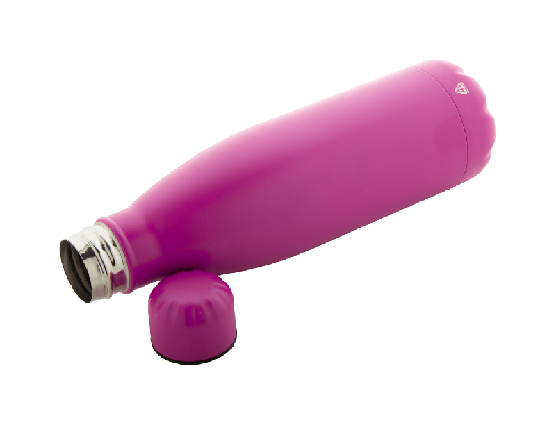 Bouteille en acier inoxydable recyclé - 790 ml - couleur fuchsia - 172 g_1