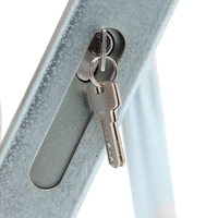 Barrière de parking avec fermeture automatique - cylindre européen - 3 pieds - tube zingué antirouille Ø 50 mm_1