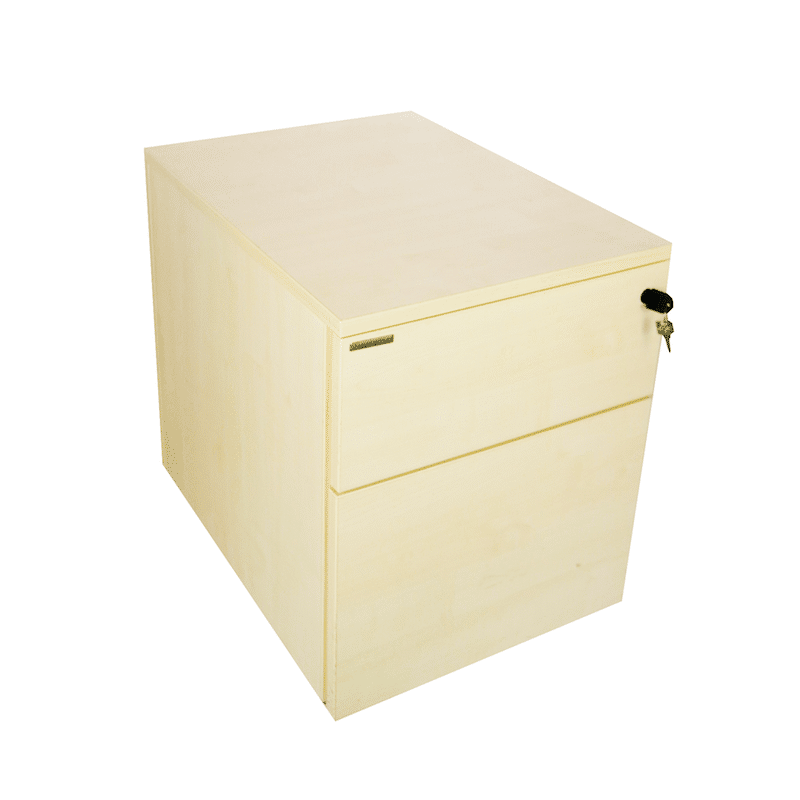 Caisson 2 tiroirs Haworth d'occasion - Design avantageux - Grande capacité de rangement - Dimensions 55x42x53_1