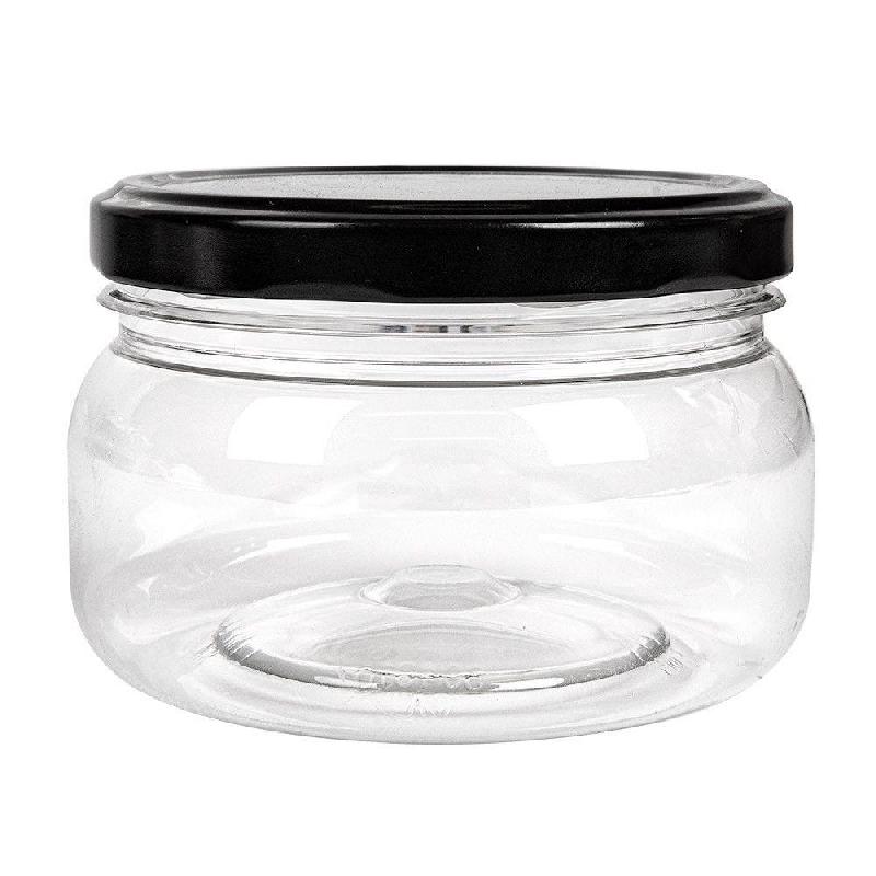 Pot avec couvercle PET 250 ml Ø10x6,5cm - par 154_1