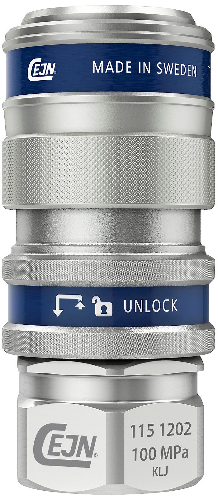 Coupleur hydraulique série 115 avec verrou de sécurité anti-déconnexion