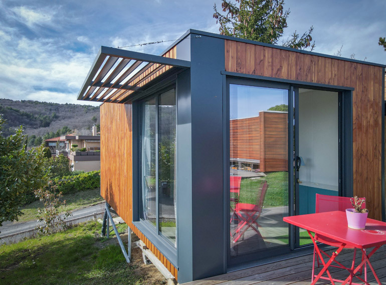 Studio de jardin selon votre choix du matériau et des couleurs - ARMODULE_1