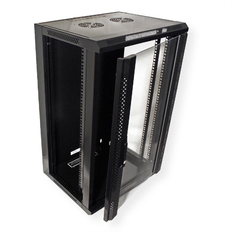 VALUE Armoire murale 18 UH (HxLxP) 901x570x450mm , noir_1