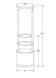 367ar - Nacelle suspendue BUTTI - capacité de charge 150 kg pour une personne_1