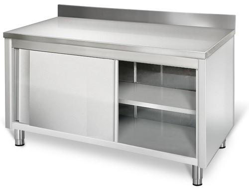 Armoire inox sur pieds 200x60cm_1