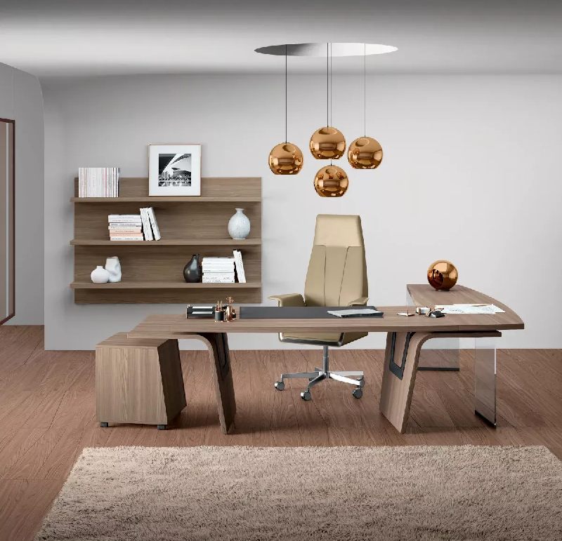 Bureau de Direction design Italien piètement intérieur So Luna_1