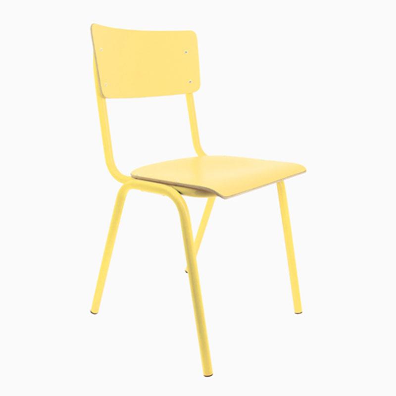 Chaise de restaurant vintage - JAUNE_1