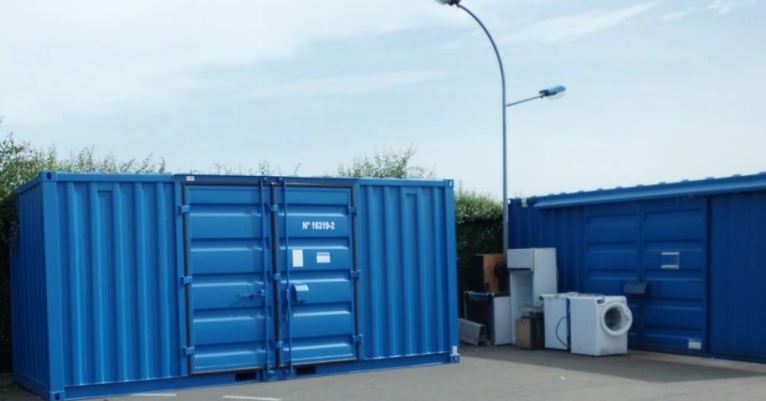 Conteneur de stockage DEEE en acier profilé entièrement soudé 3mm - Koffre Classe 1 - 8' à 20'_1