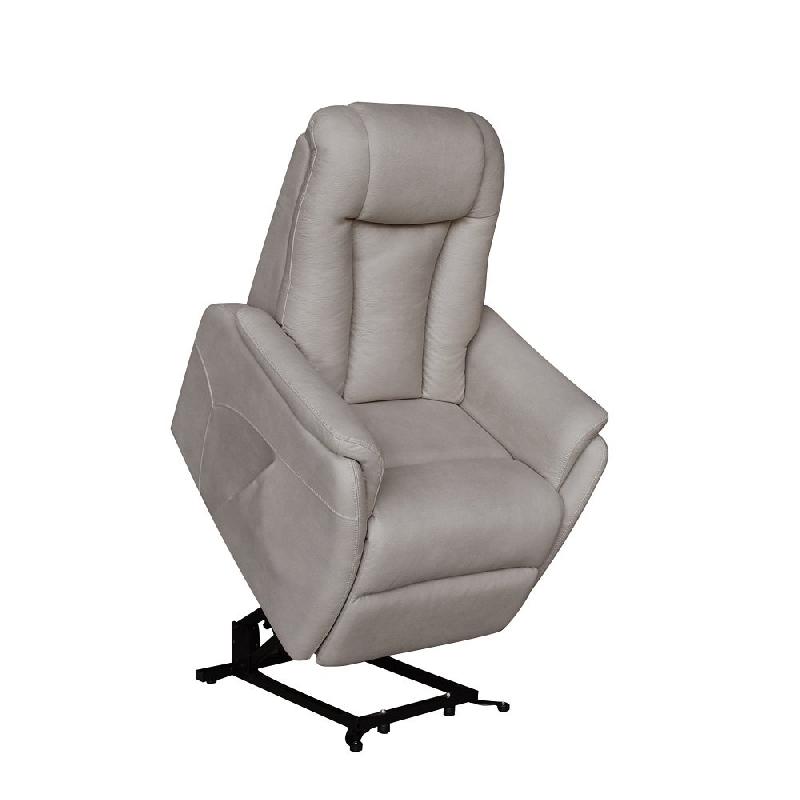 Fauteuil relax releveur NERSAC bi-moteur - microfibre mastic - confort ergonomique avec télécommande_1