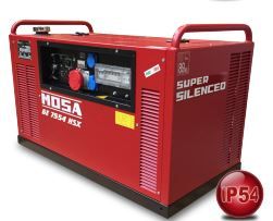 Groupe électrogène MOSA GE 7500 HSX - triphasé 6.5 kVA - moteur essence Honda GX 390_1
