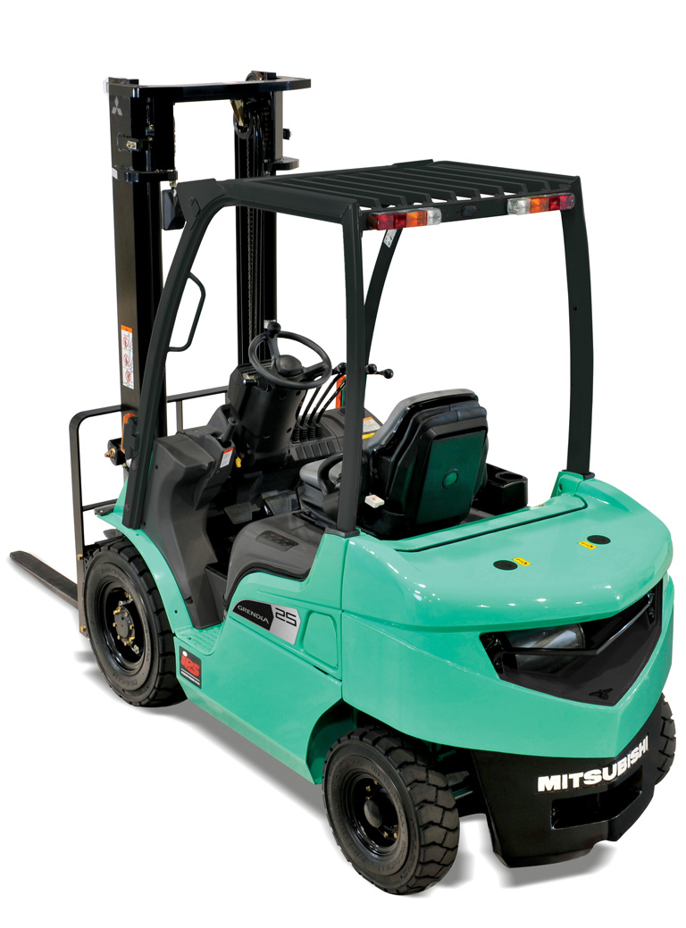 Location courte durée - Chariot élévateur thermique Mitsubishi 3500 kg - Diesel ou gaz - Grendia ES FD/FG35N - Applications standard sur PPS_1