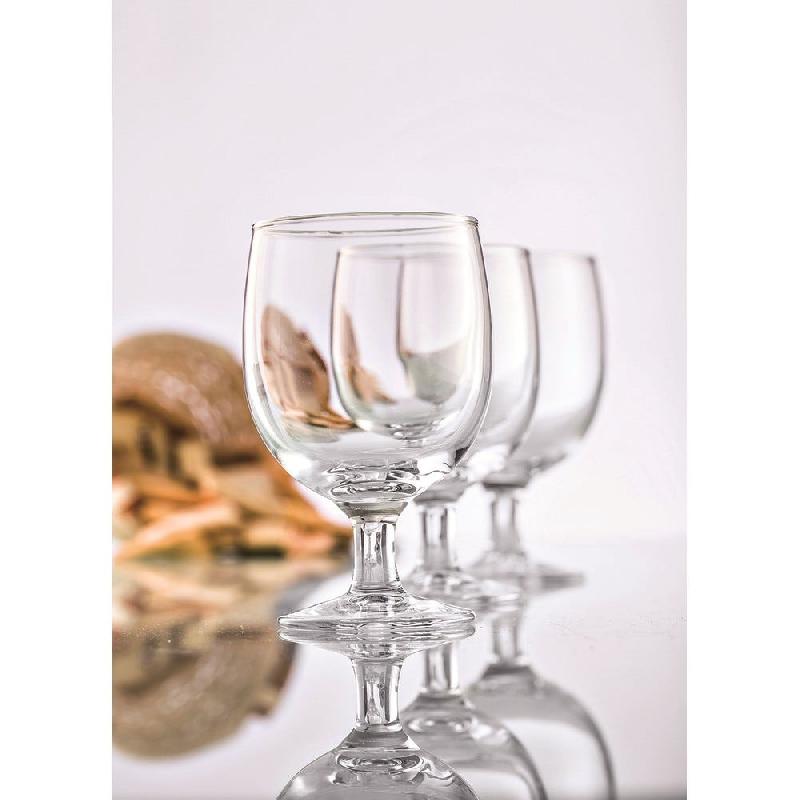 Verre à pied empilable gamme Stack 25 cl Ø7,6 x 11,7 cm verre trempé - par 12_1