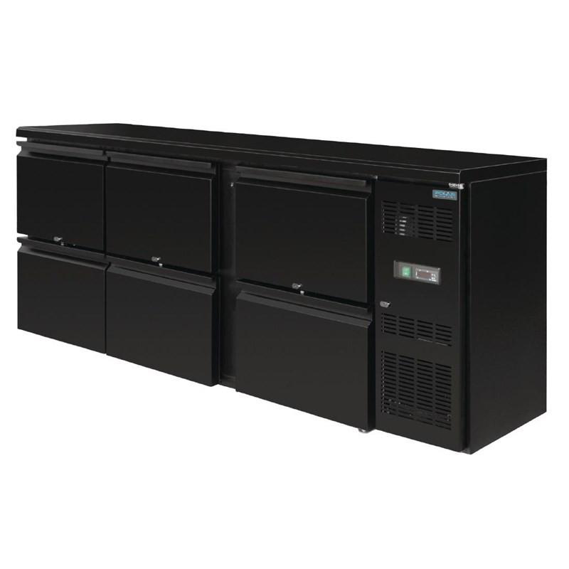 Arrière-bar Série U 6 tiroirs GL187 Polar_1