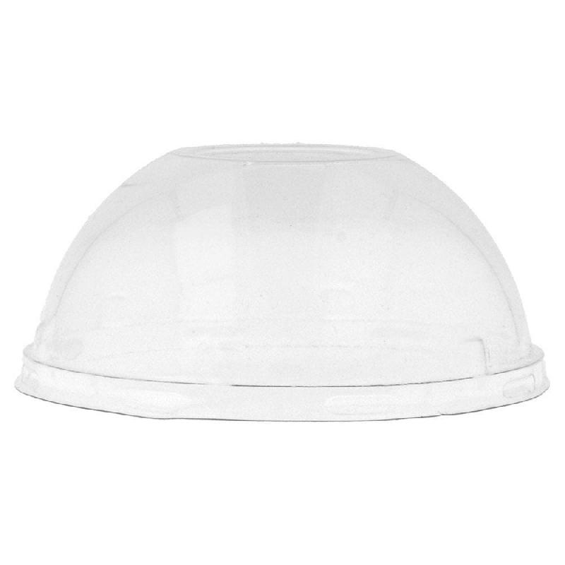 Couvercle dôme PET transparent pour contenant aluminium 125 et 150ml - par 100_1