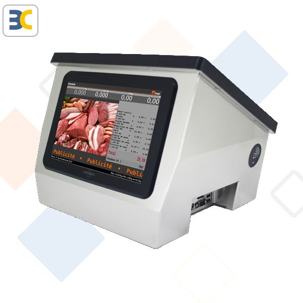 Ensemble complet groupe d'étiquetage tactile BM500ETQ - Double fonction tickets et étiquettes - Écran tactile 15'' - Imprimante thermique 80mm_1