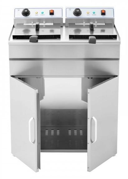 Friteuse 2x16 litres électrique sur pieds 380v_1
