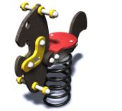 Jeu à ressort écureuil - EC01PE - Créa Équipements - pour enfants de 2 à 6 ans_1