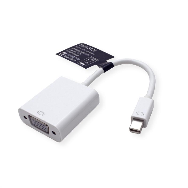 Roline adaptateur mini displayport-vga, minidp m - vga f_1