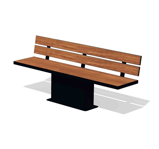 Banc public en bois moderne buton industries ba 50_1