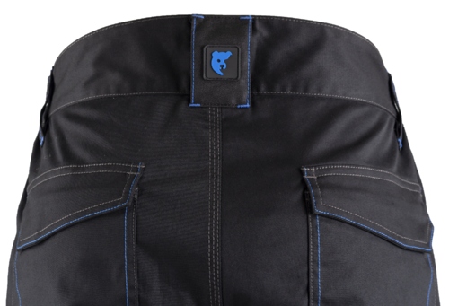 PANTALON de travail TELICA II grs noir bleu_1