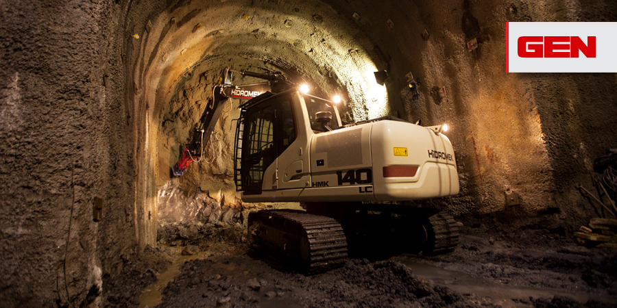 Pelleteuse 14,6t - Hidromek HMK 140 LC - série GEN avec faible consommation et confort_1