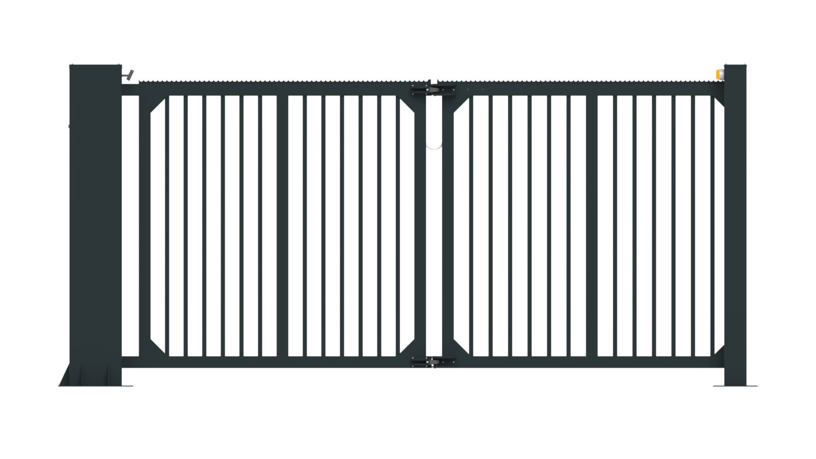 Portail ultra-rapide avec intelligence artificielle - Longueur max 5 m - LBAi W-GATE simple_0