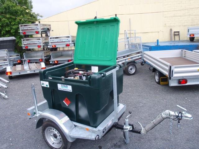 Remorque citerne de distribution gasoil - ECIM DG ADR 750SF - Réservoir 430L avec pompe 12V_1