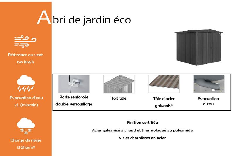 Abri de jardin Eco - 172x156x196_1
