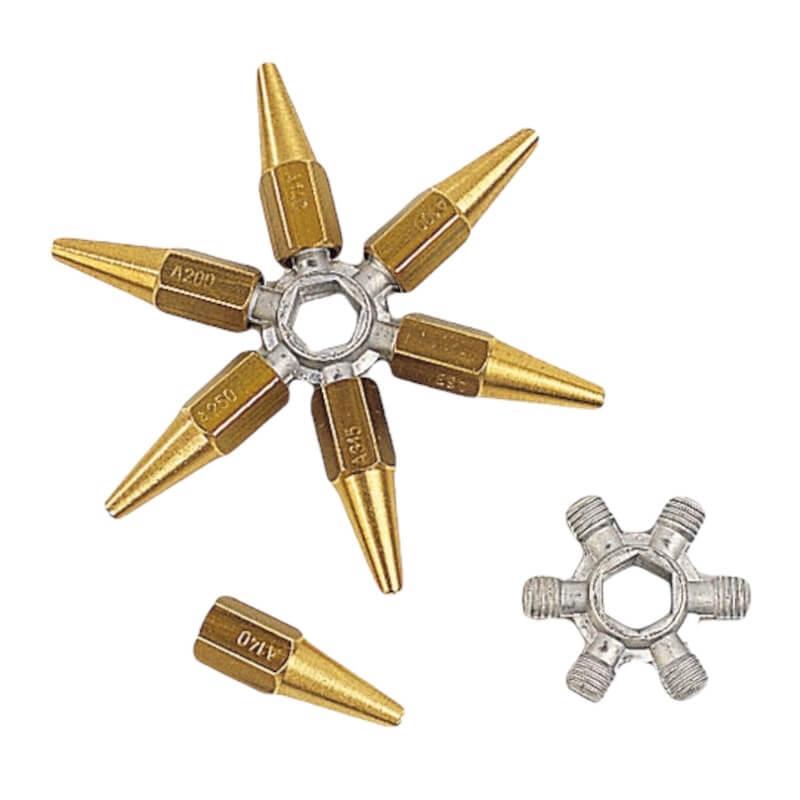 Chalumeau Soudeur ROC 0 + clé 7 buses Oxygène / Acétylène TLS_1