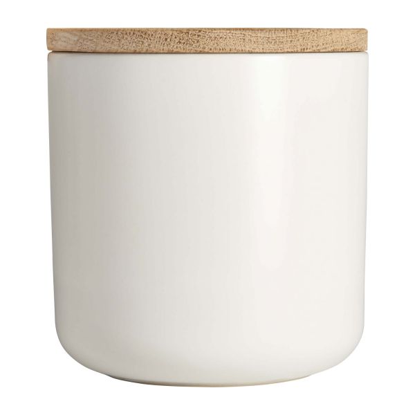 Elton - Bocal rond en grès beige - Référence 912180_1