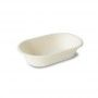 Barquette ovale biodégradable en bagasse - Naturesse - 320 ml - 18 x 11 x 4,3 cm - NN03060029_1