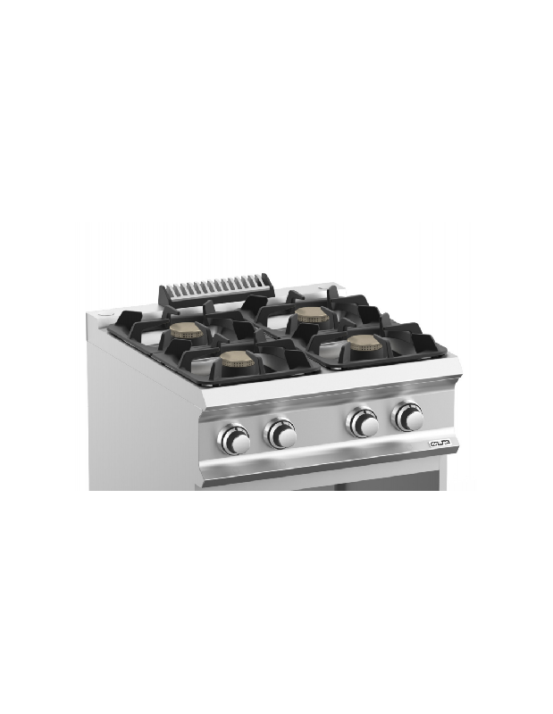 Fourneau 4 feux gaz sur placard ouvert - 5.5 kW - Gamme DOMINA PRO 700 - Modèle IPX5 - Référence FB77AXS_1