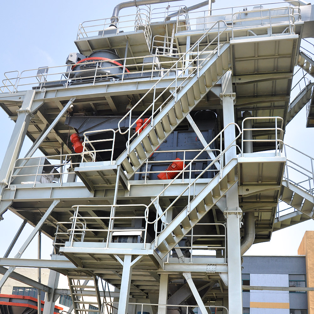 Installation de fabrication de sable sec série VU - débit 100 t/h - système d'agrégats haute efficacité et sans poussière_1