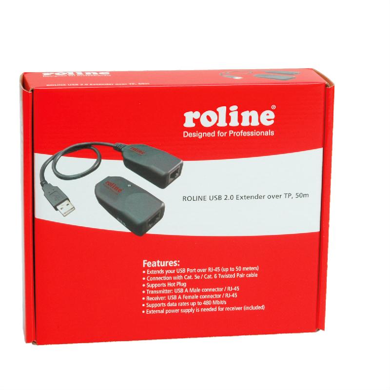 ROLINE Rallonge USB 2.0 à partir de RJ45, max. 50m_1