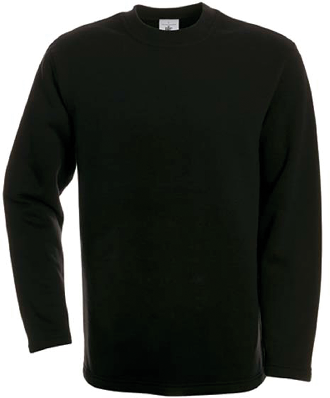 Sweat-shirt coupe droite - Réf: CGWU610 - 80% coton peigné Ring-Spun / 20% polyester molleton_1
